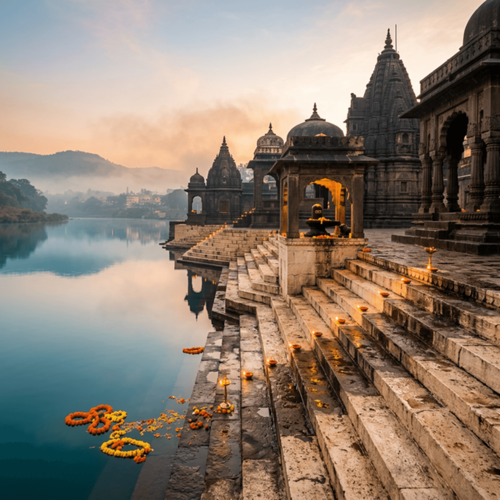 Krishna River Ghat at Wai